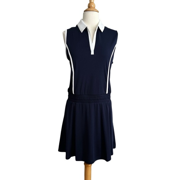 Callaway Navy and White Mini Dress - Picture 1 of 14
